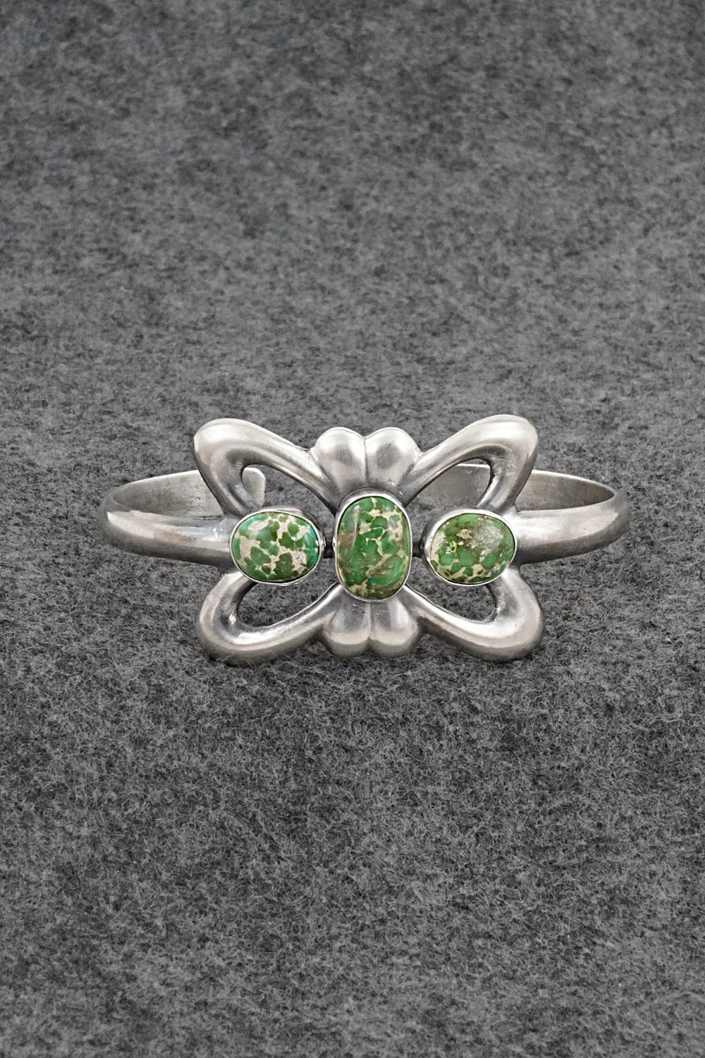 Turquoise & Sterling Silver Bracelet - Eugene Gruber