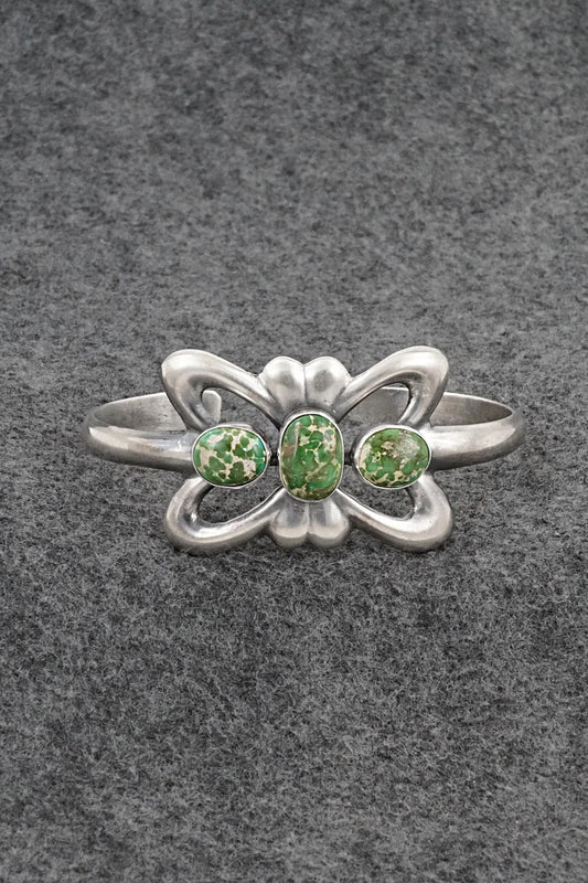 Turquoise & Sterling Silver Bracelet - Eugene Gruber