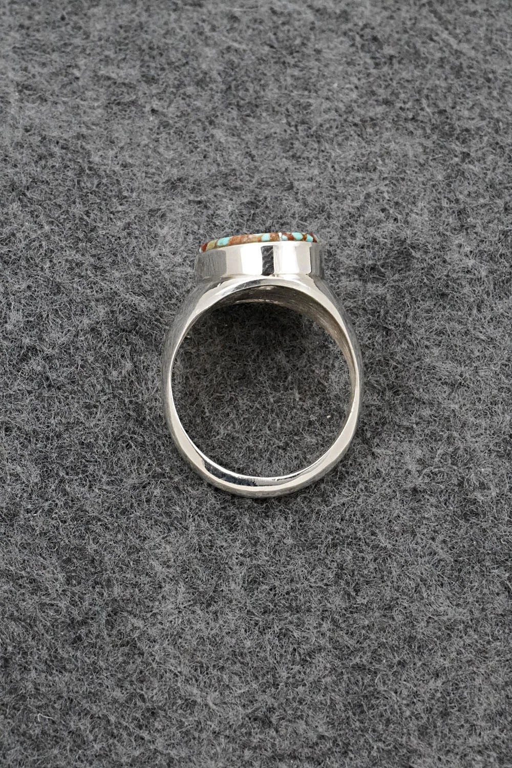 Turquoise & Sterling Silver Ring - Wilbert Gray - Size 9