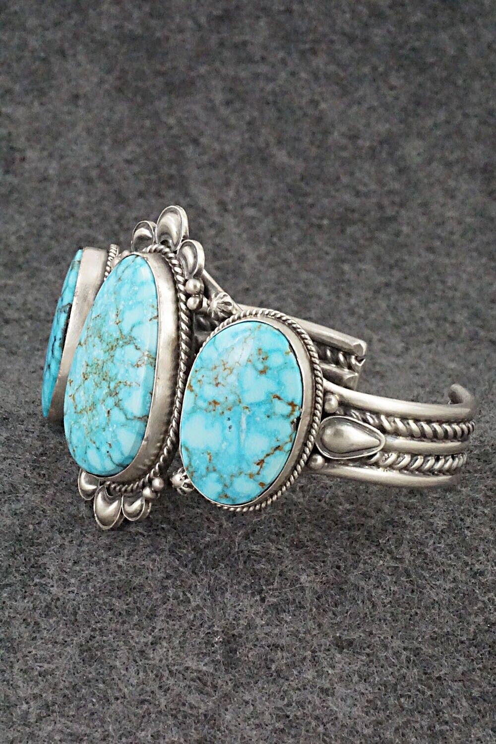Turquoise & Sterling Silver Bracelet - Derrick Gordon