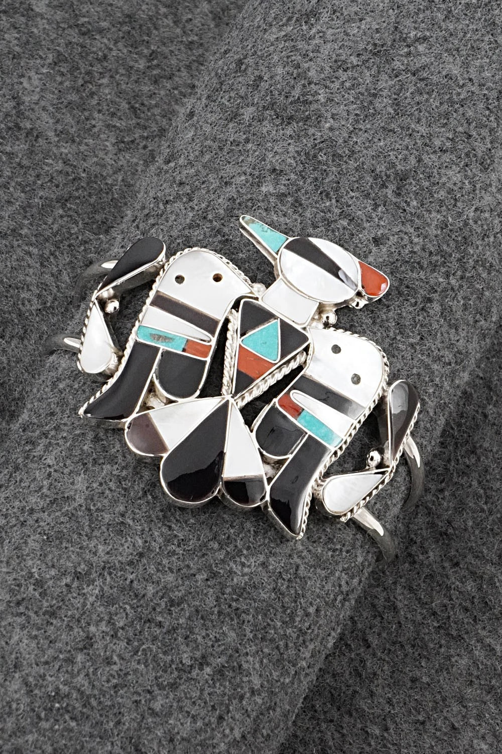 Multi-Stone & Sterling Silver Bracelet - Corraine Shack