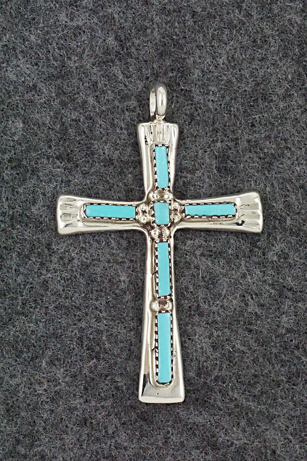 Turquoise and Sterling Silver Pendant - Brian Kaskalla
