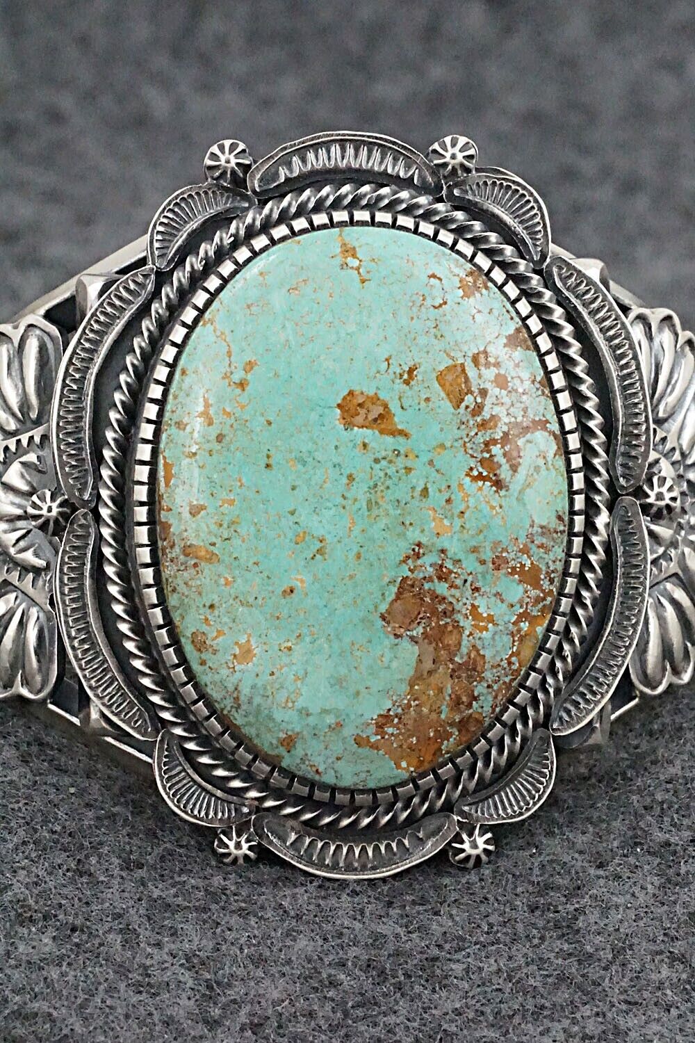 Turquoise & Sterling Silver Bracelet - Hank Vandever