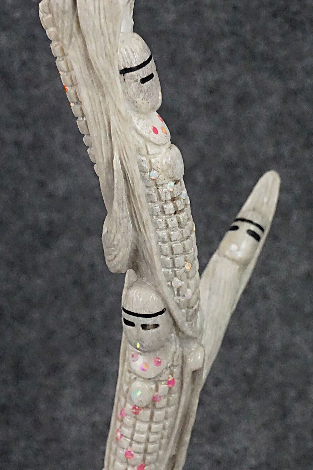 Corn Maidens Zuni Fetish Carving - Destry Siutza