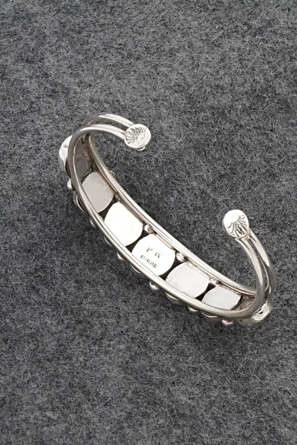 Turquoise & Sterling Silver Bracelet - Priscilla Reeder