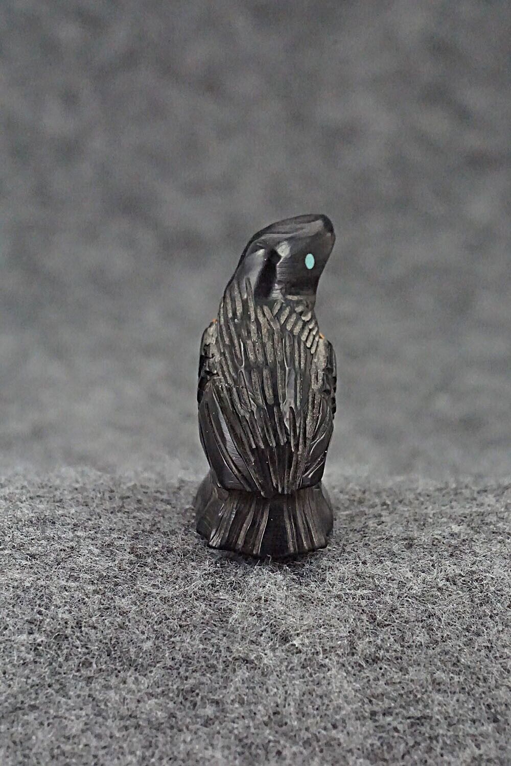 Crow Zuni Fetish Carving - Edison Bobelu