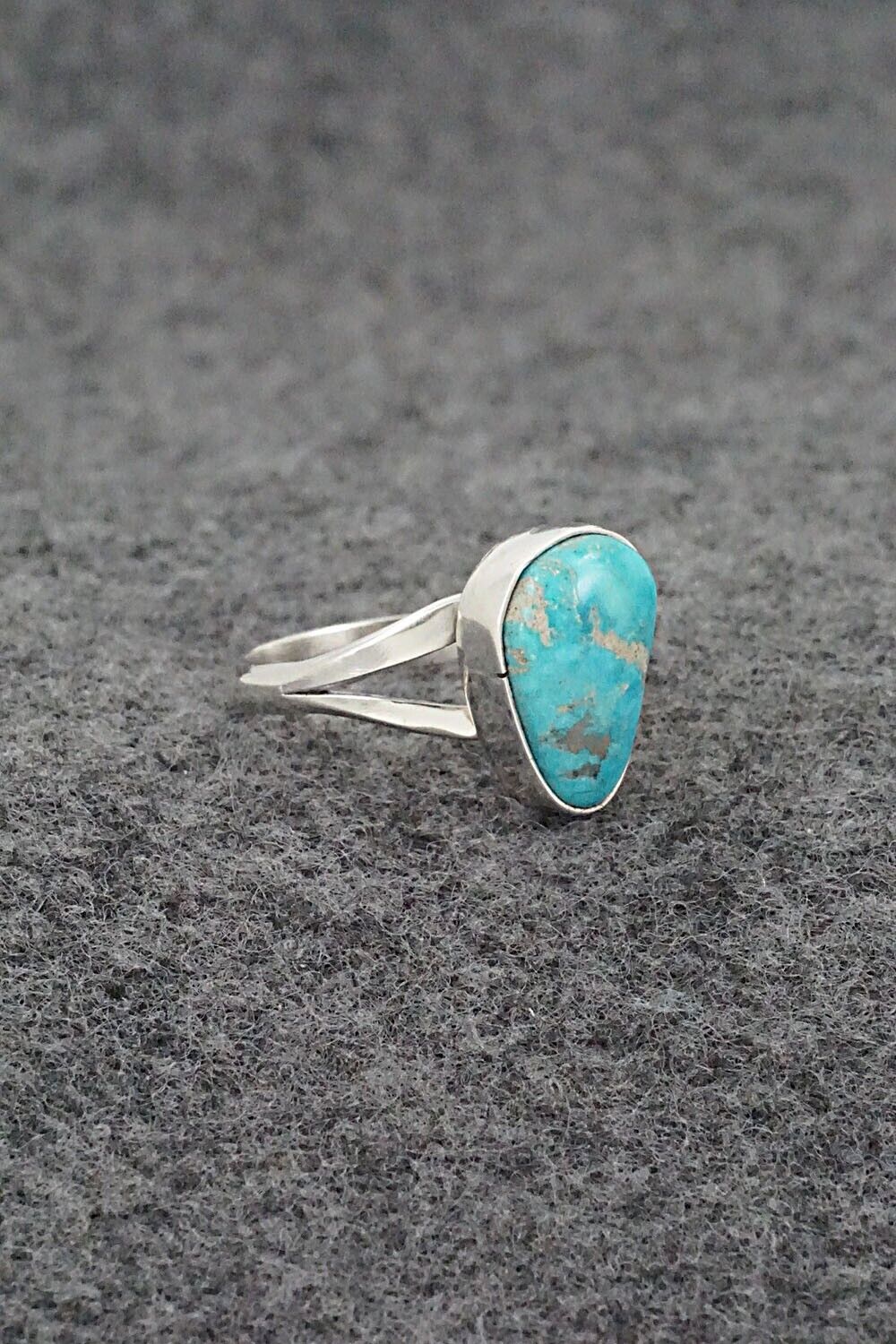 Turquoise & Sterling Silver Ring - Theresa Smith - Size 6