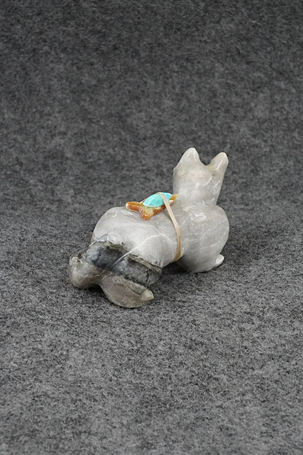 Wolf Zuni Fetish Carving - Freddie Leekya