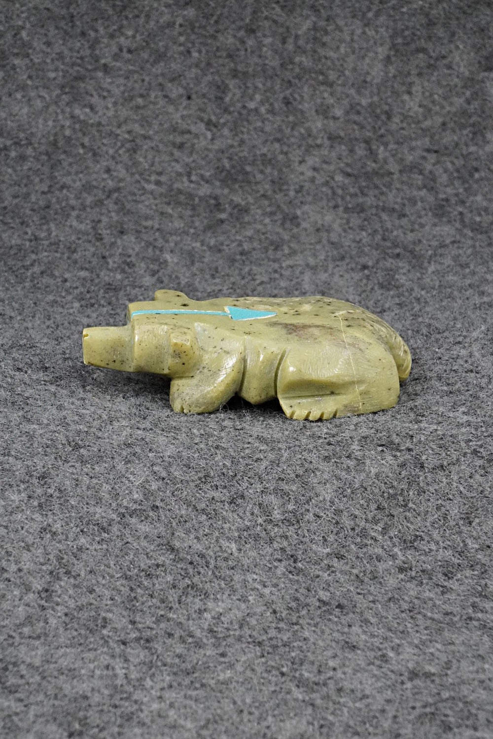 Badger Zuni Fetish Carving - Adrian Cachini