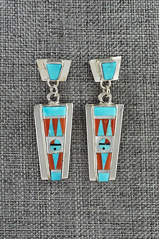 Multi-Stone & Sterling Silver Earrings - Patty Edaakie