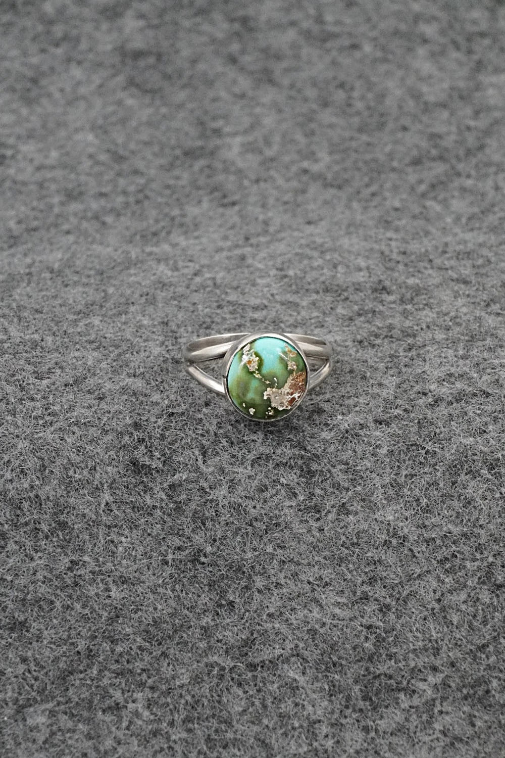 Turquoise & Sterling Silver Ring - Rosemary Saunders - Size 5