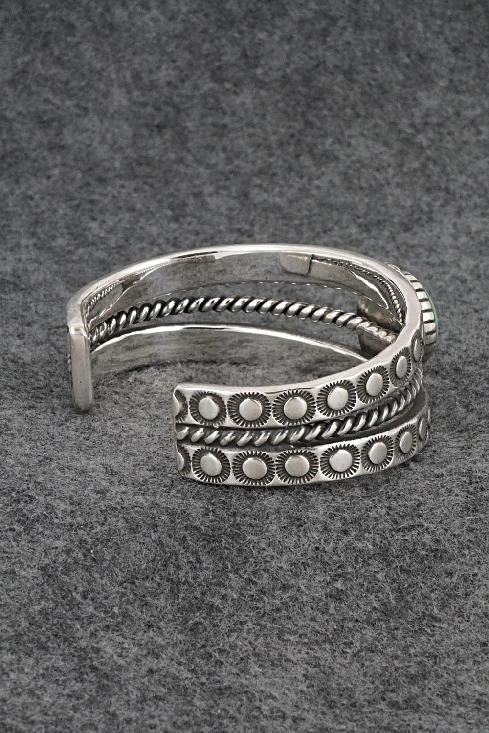 Turquoise & Sterling Silver Bracelet - Roland Dixson