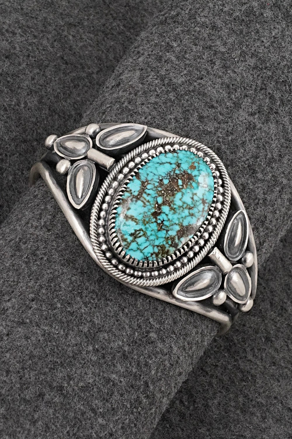 Turquoise & Sterling Silver Bracelet - Mark Yazzie