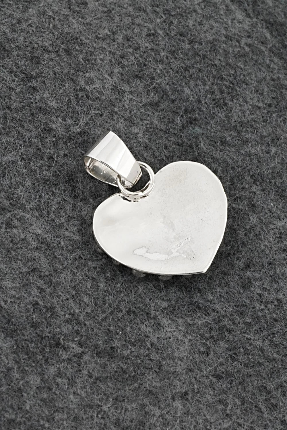 Coral & Sterling Silver Pendant - Raymond Coriz