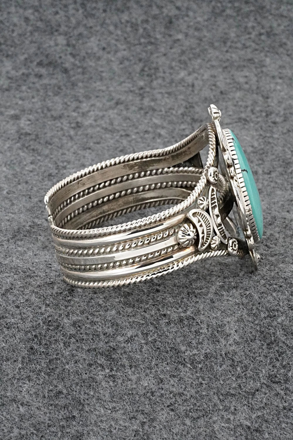 Turquoise & Sterling Silver Bracelet - Ella Linkin