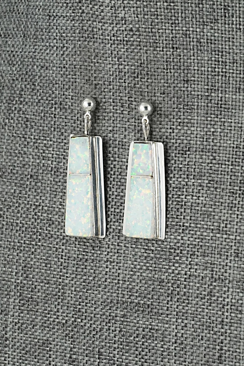 Opalite & Sterling Silver Earrings - Brenda Pete