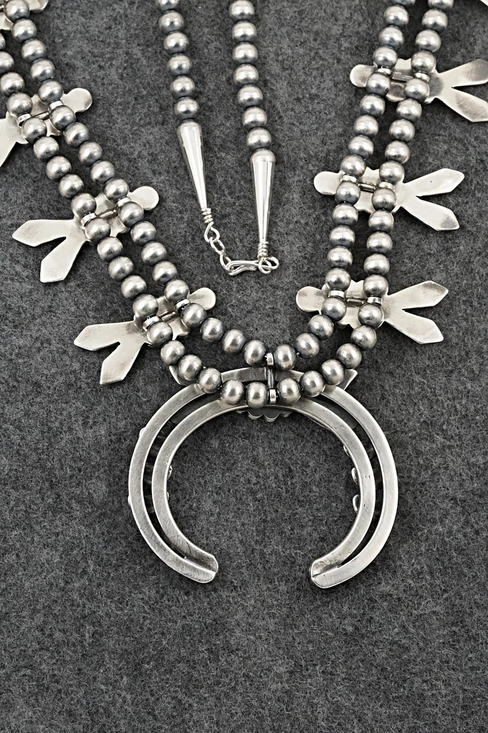 Sterling Silver Squash Blossom Necklace - Emerson Delgarito
