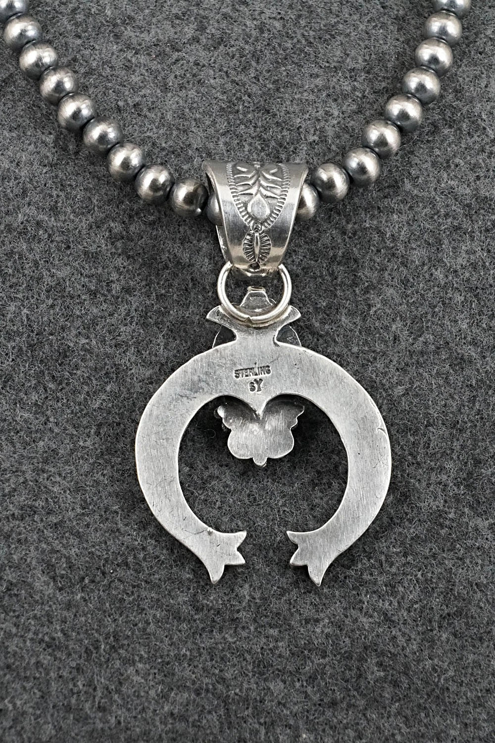 Turquoise & Sterling Silver Necklace - Samuel Yellowhair