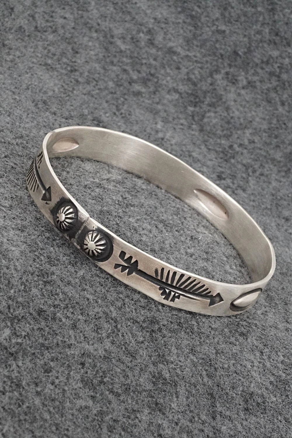 Sterling Silver Bangle Bracelet - Elvira Bill