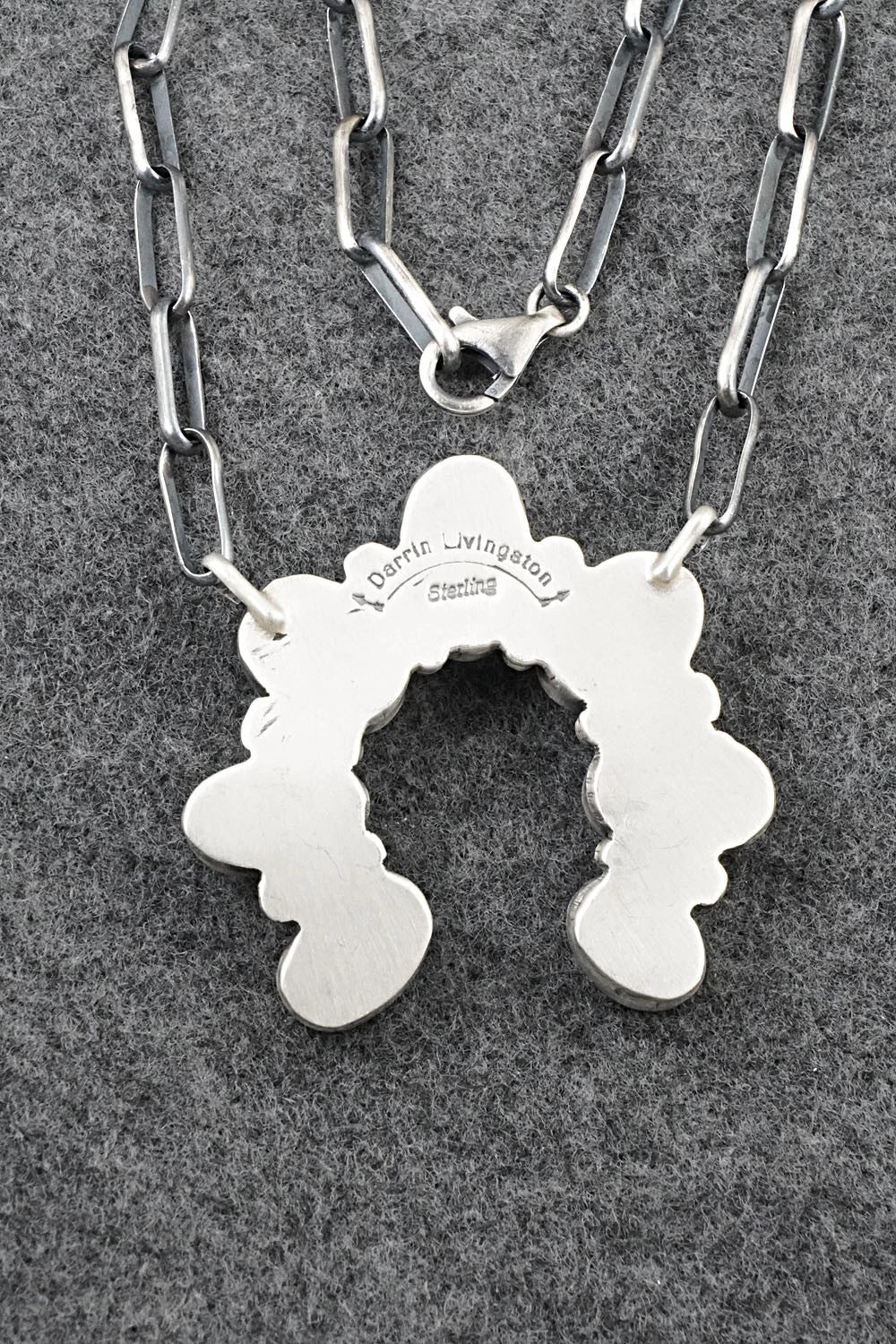Turquoise & Sterling Silver Necklace - Darrin Livingston