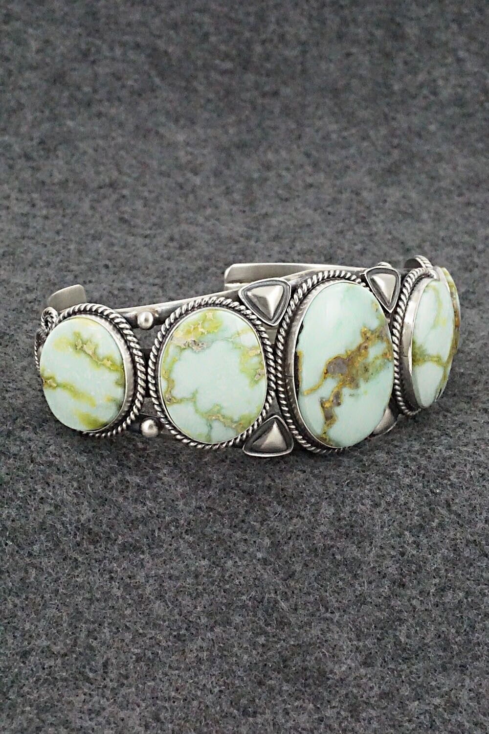 Variscite & Sterling Silver Bracelet - Derrick Gordon