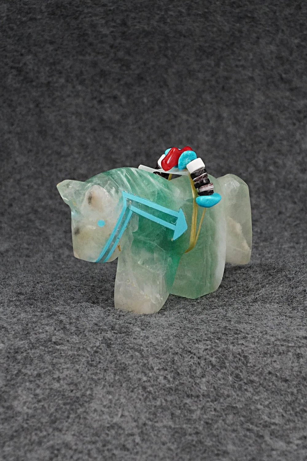 Horse Zuni Fetish Carving - Rodney Laiwakete