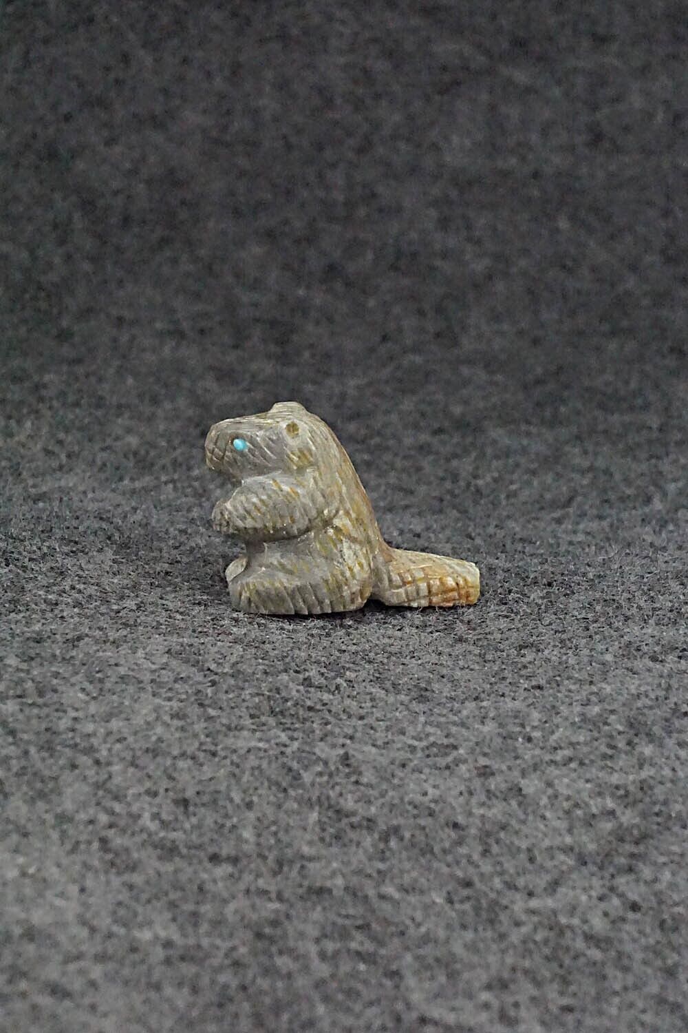 Beaver Zuni Fetish Carving - Lindsey Cheama