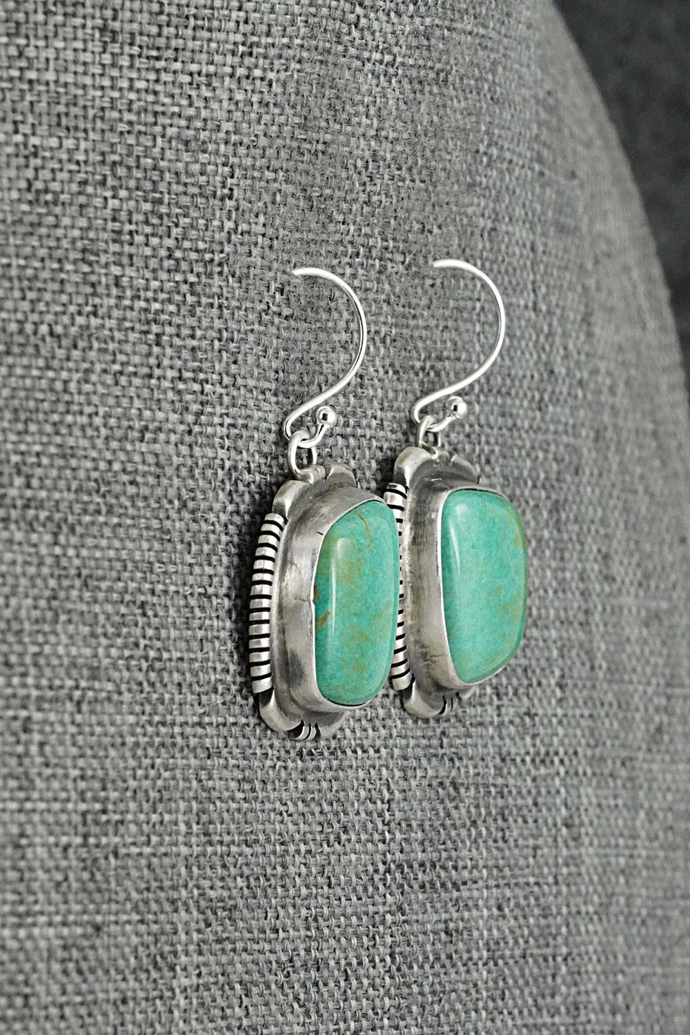 Turquoise & Sterling Silver Earrings - Thomas Francisco