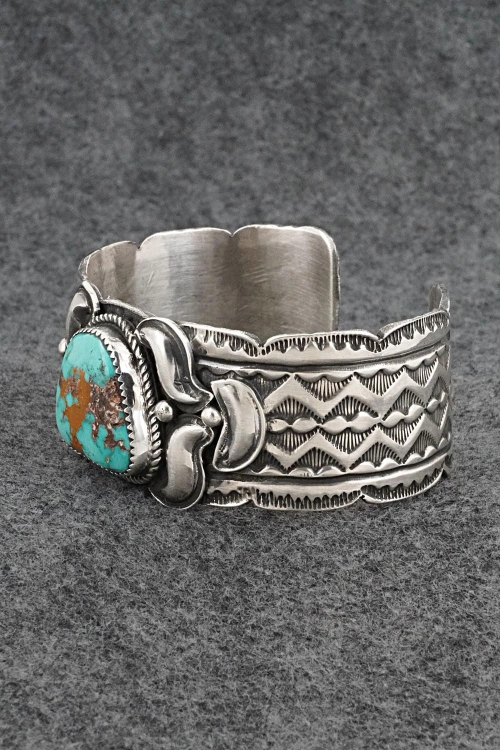 Turquoise & Sterling Silver Bracelet - Tillie Jon