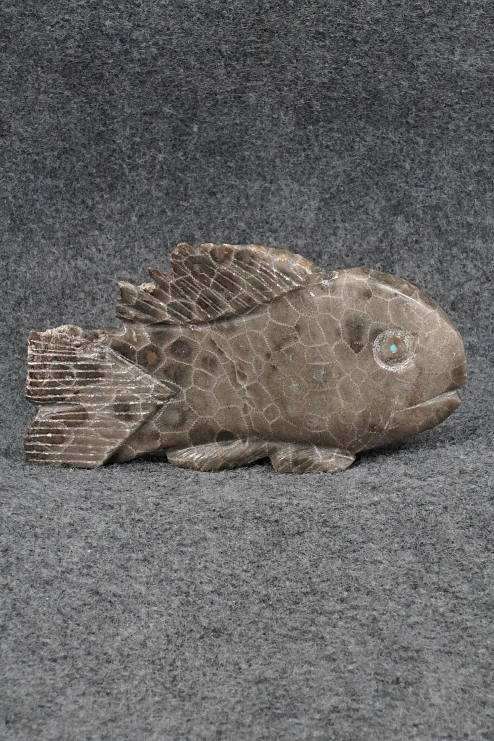 Fish Zuni Fetish Carving - Tony Mackel
