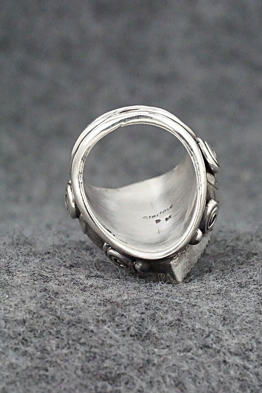 Onyx & Sterling Silver Ring - Darrell Morgan - Size 6