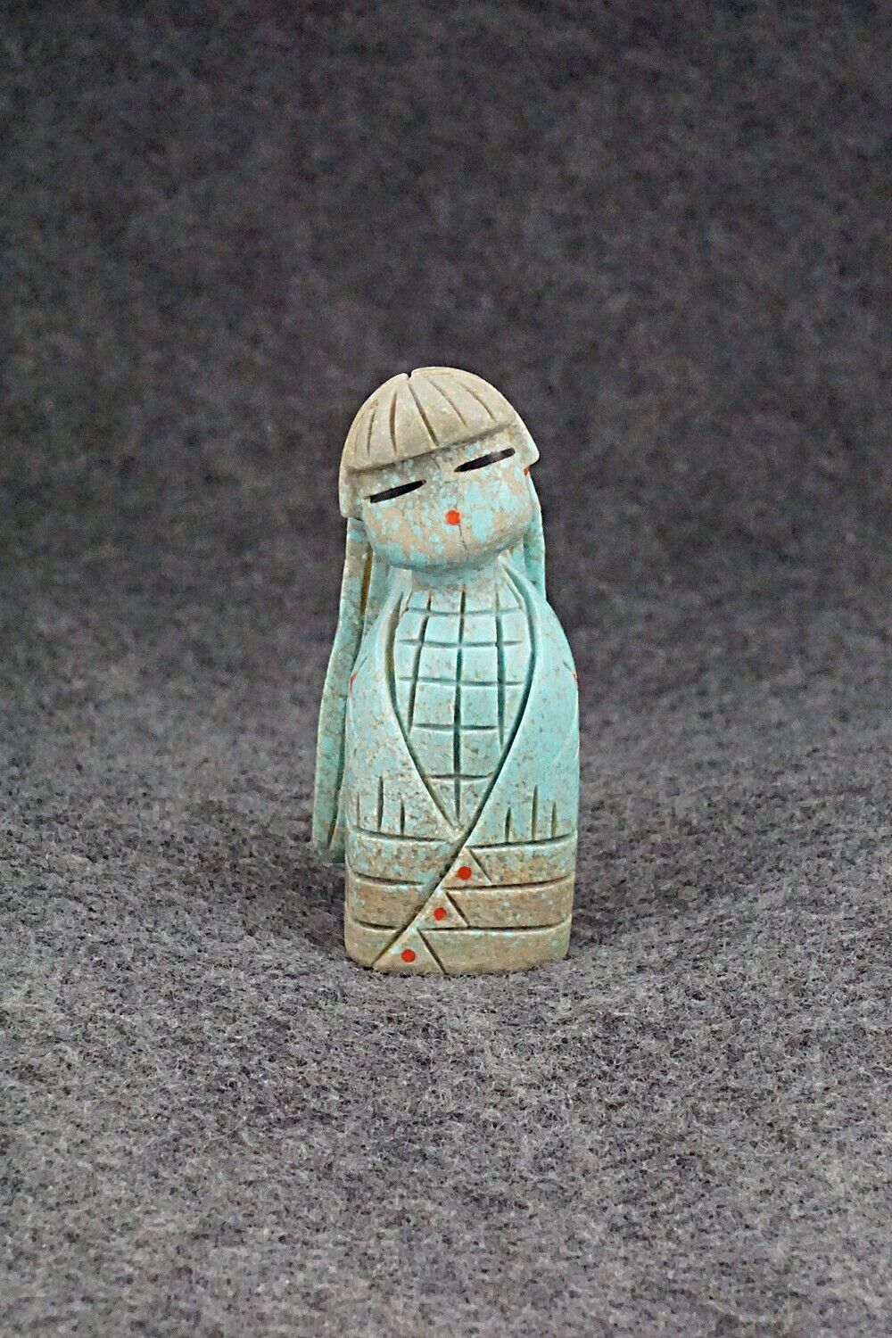 Corn Maiden Zuni Fetish Carving - Douglas Martza