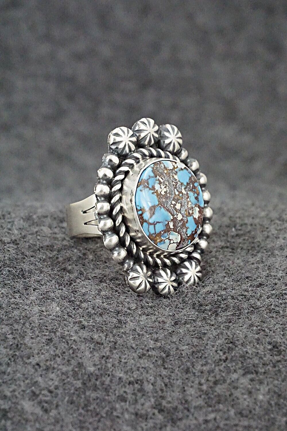 Turquoise & Sterling Silver Pendant, Ring and Earrings Set - Jeff James