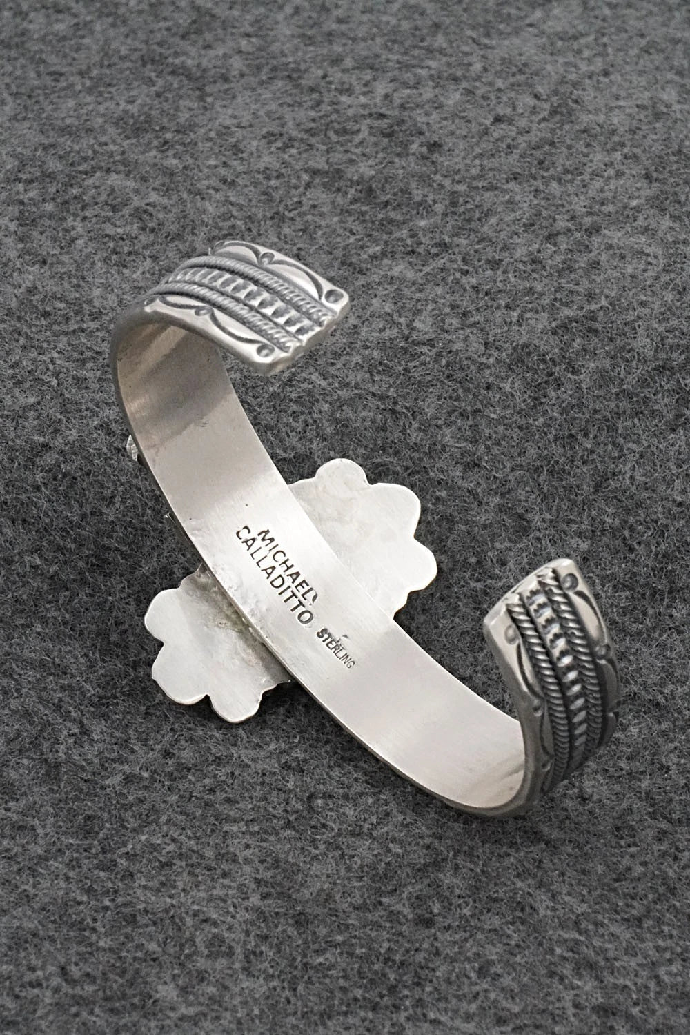 Turquoise & Sterling Silver Bracelet - Michael Calladitto