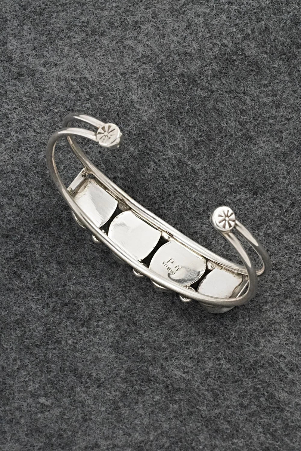 Turquoise & Sterling Silver Bracelet - Priscilla Reeder