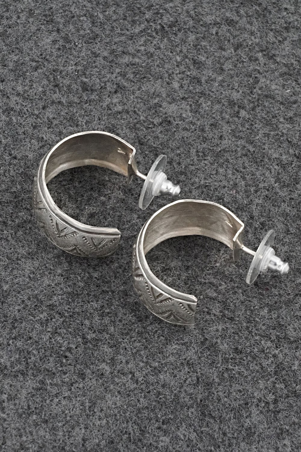Sterling Silver Hoop Earrings - Nora Ashley