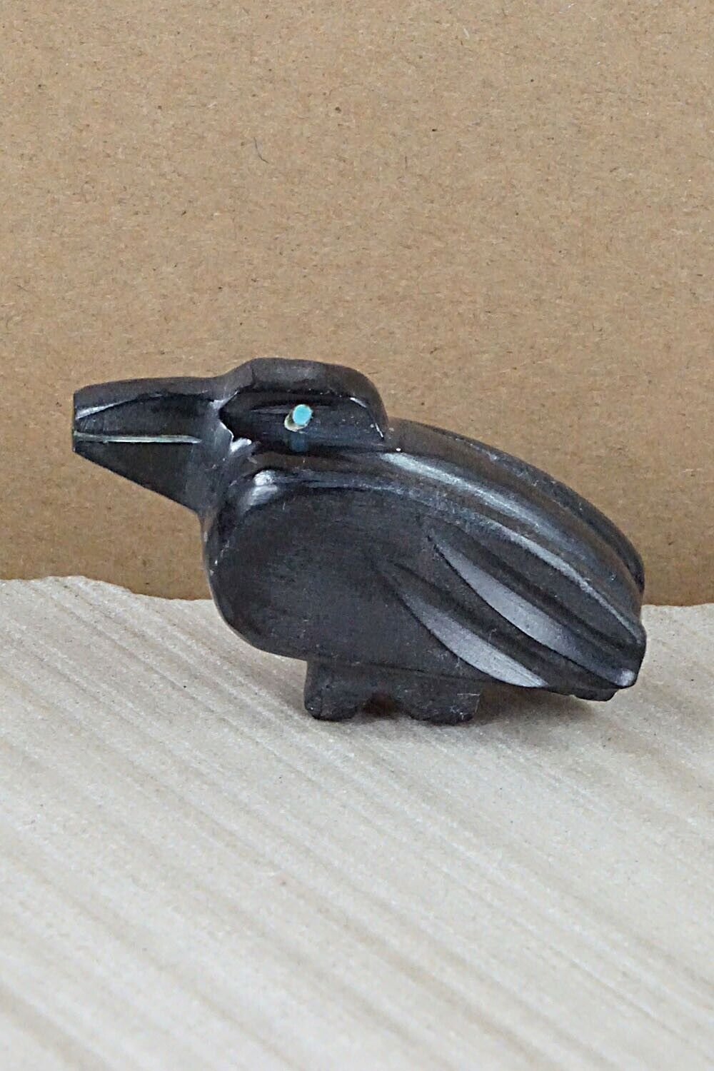 Crow Zuni Fetish Carving - Tim Lementino