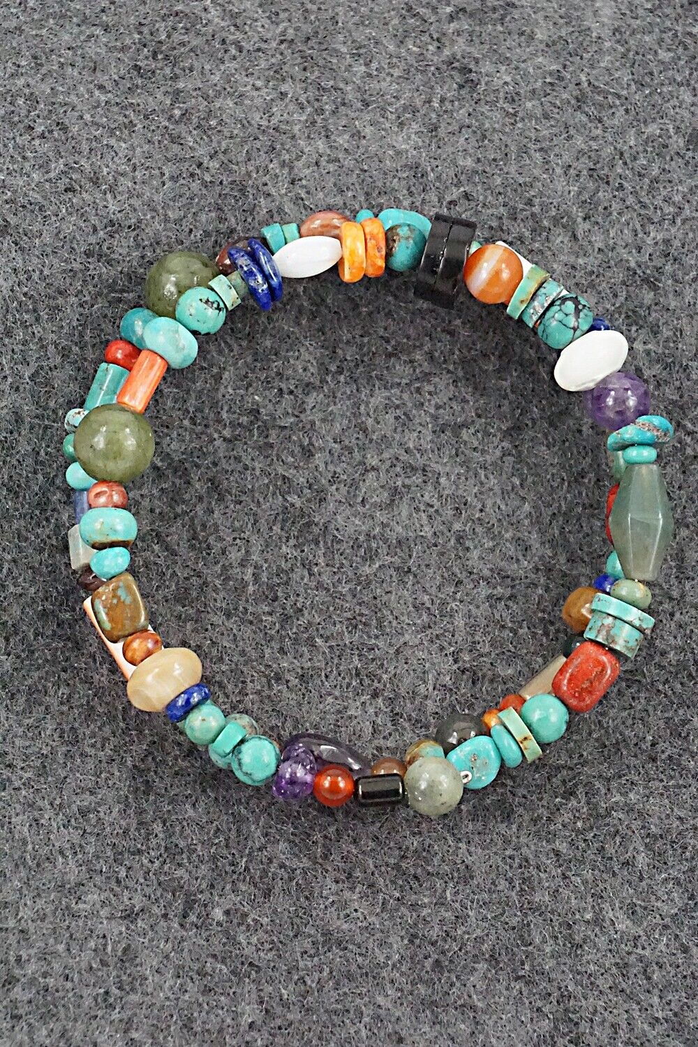 Multi-Stone Beaded Bracelet - Helen Tsosie