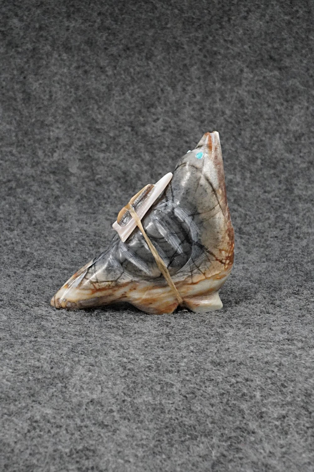 Bird Zuni Fetish Carving - Delvin Leekya