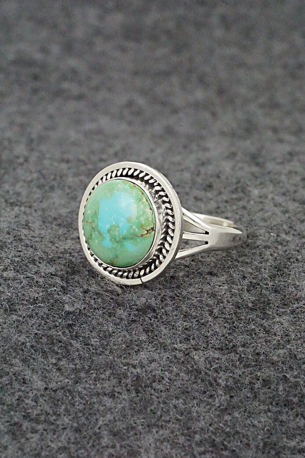 Turquoise & Sterling Silver Ring - Daniel Benally - Size 10