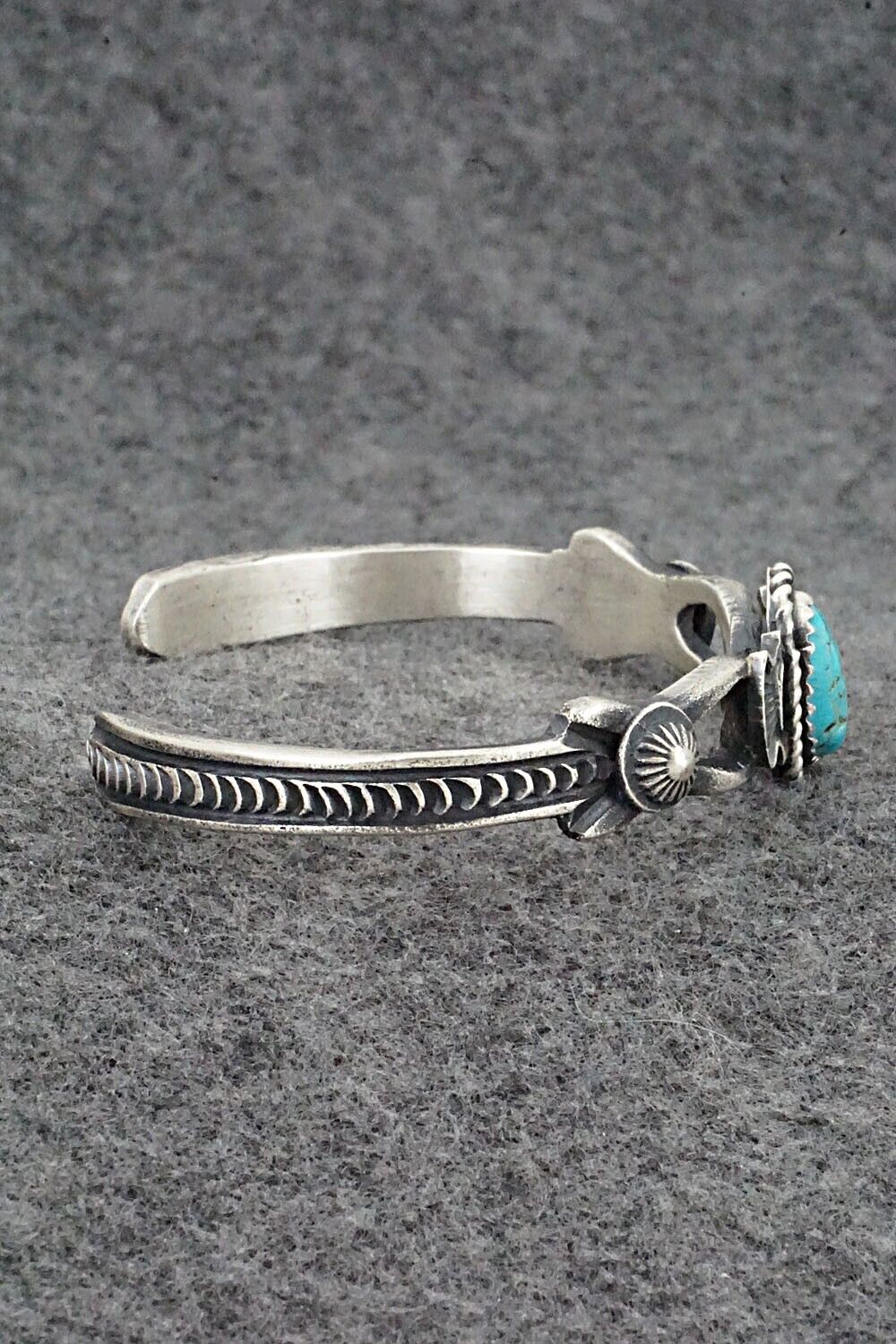 Turquoise & Sterling Silver Bracelet - Eva & Linberg Billah