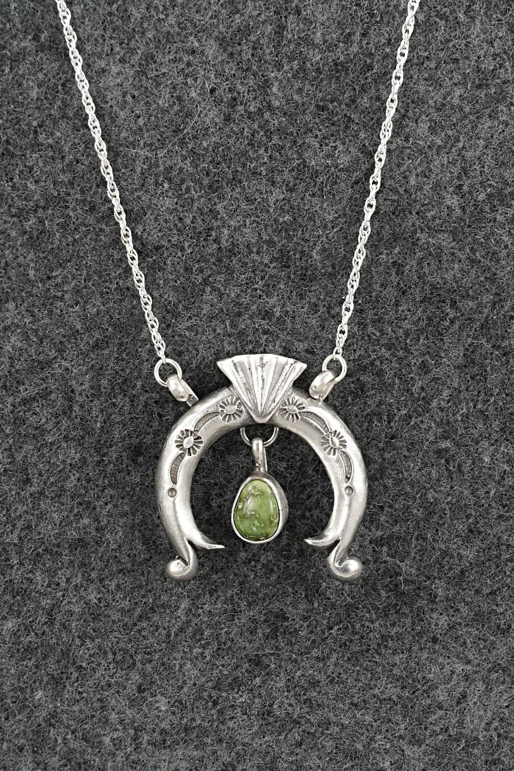 Turquoise & Sterling Silver Necklace - Gary Shorty