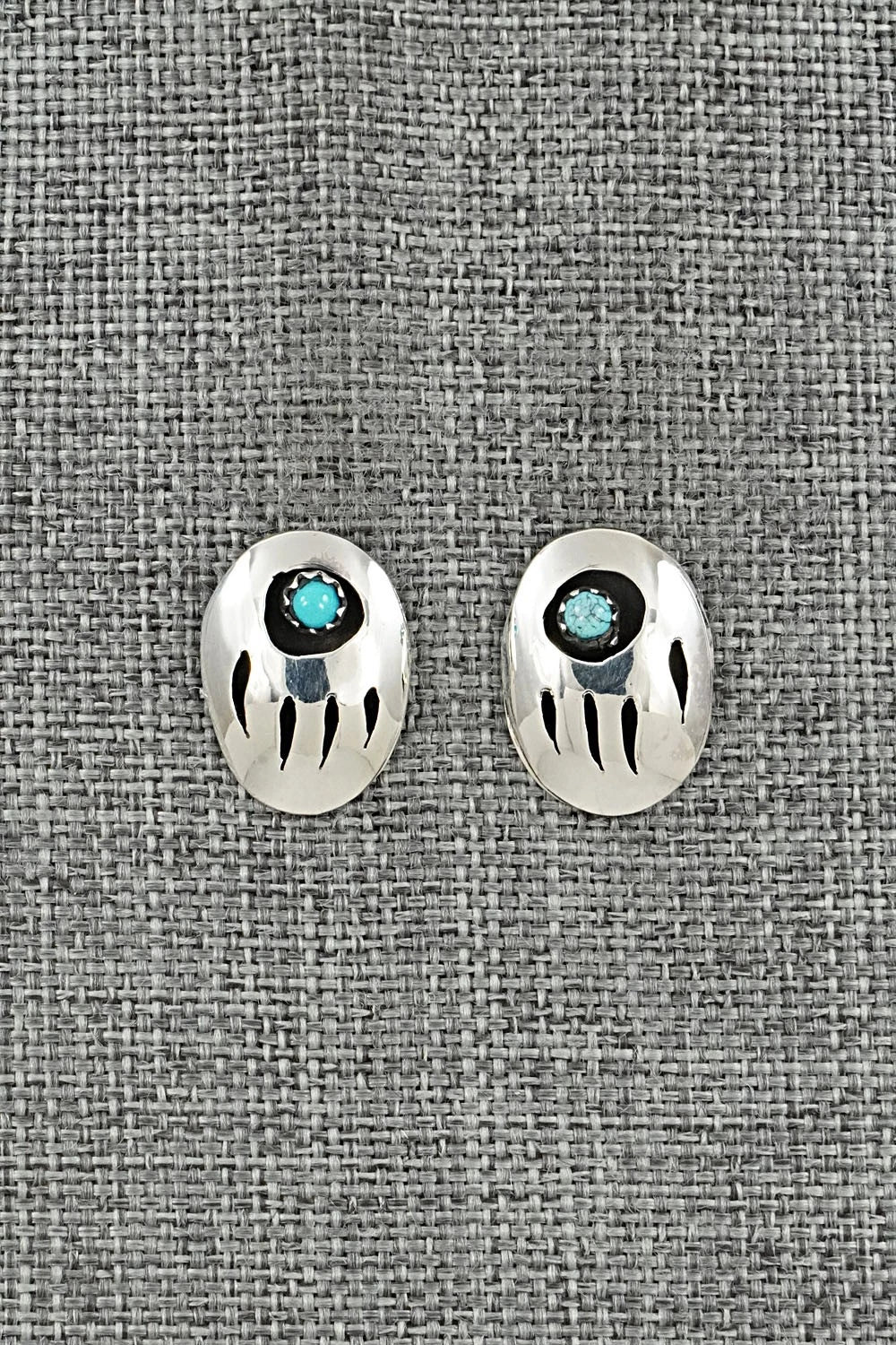 Turquoise & Sterling Silver Earrings - David Morgan