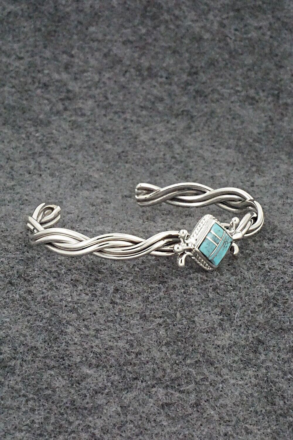 Turquoise & Sterling Silver Bracelet - James Manygoats