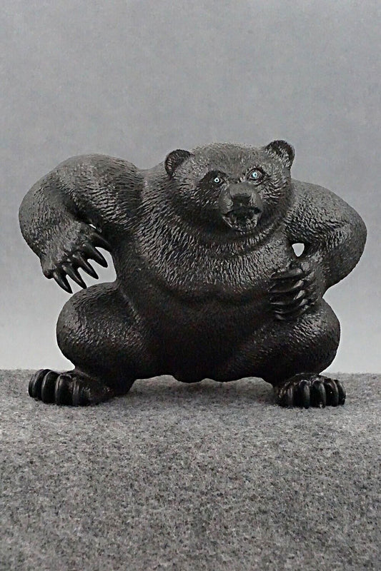 Bear Zuni Fetish Carving - Travis Lasiloo