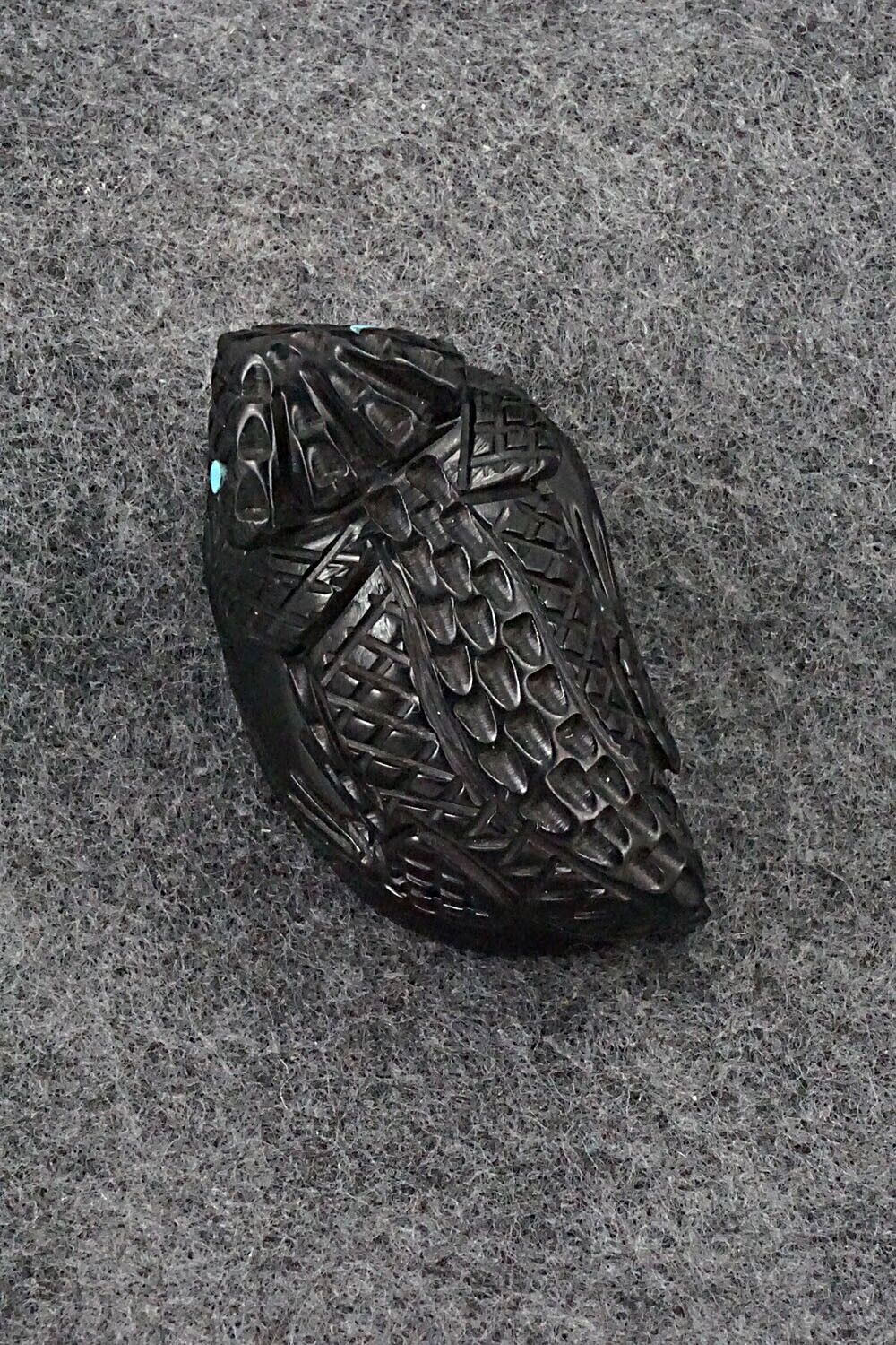 Horned Toad Zuni Fetish Carving - Jensen Charlie