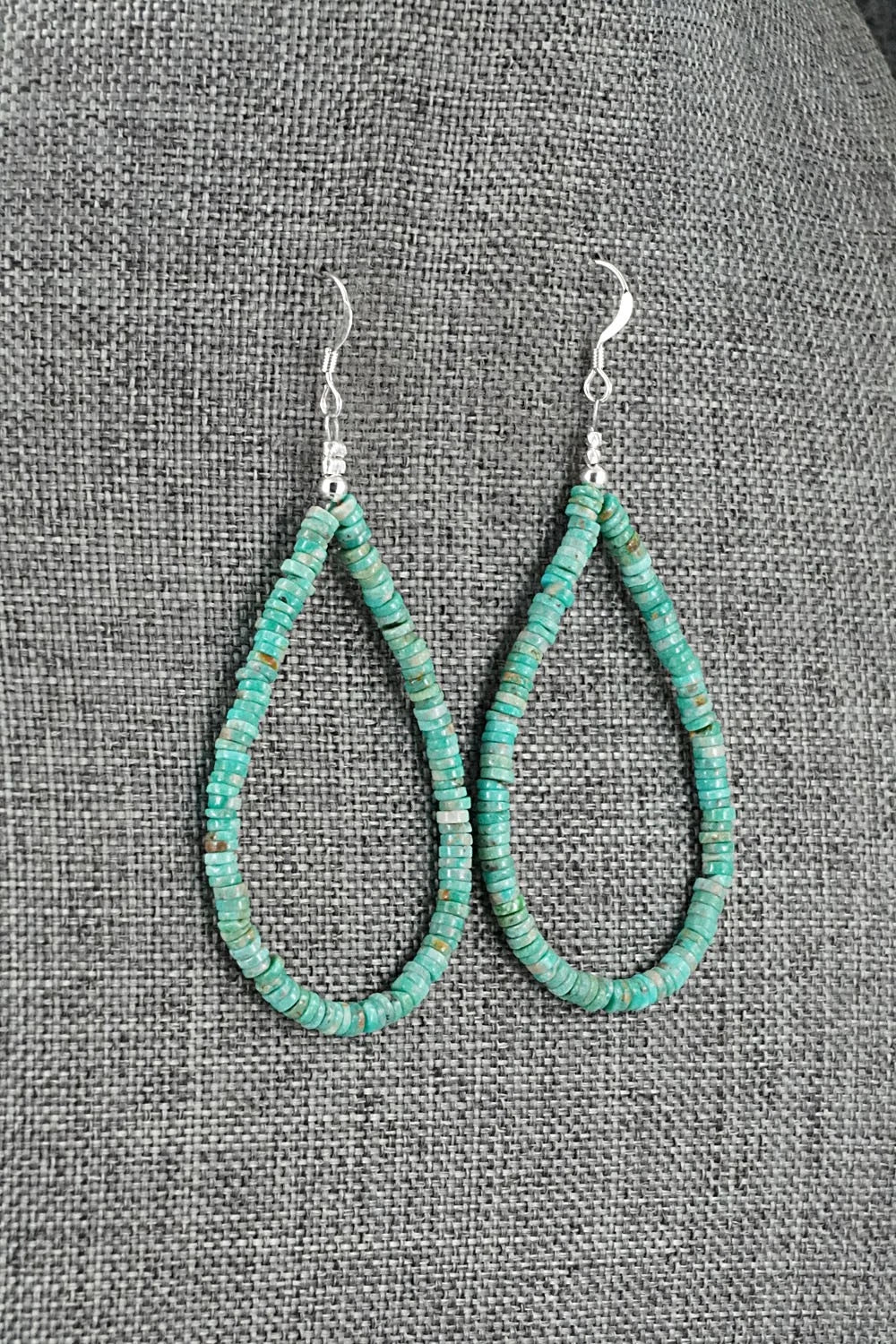 Turquoise & Sterling Silver Earrings - Doreen Jake