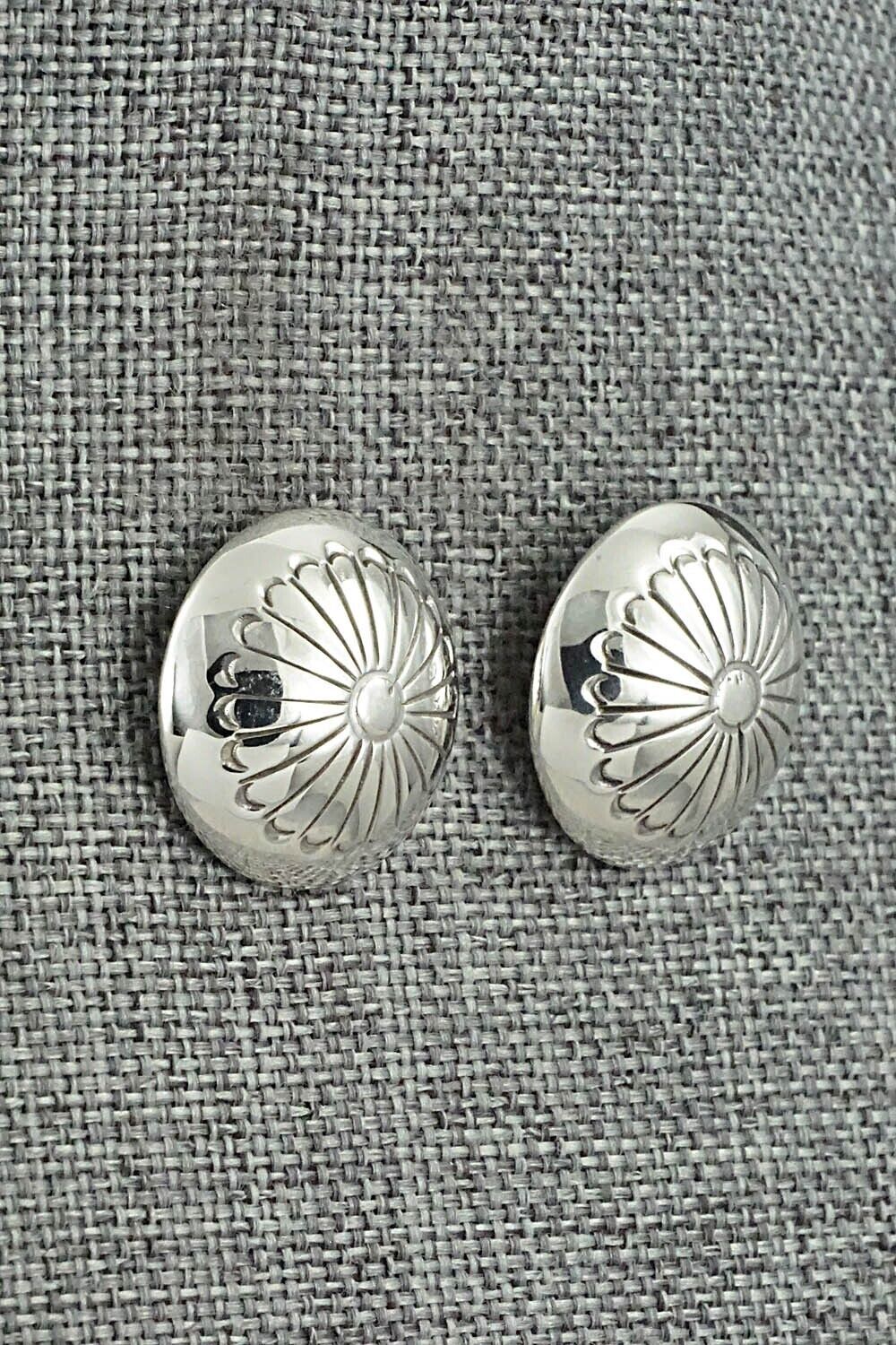 Sterling Silver Earrings - Marie Yazzie