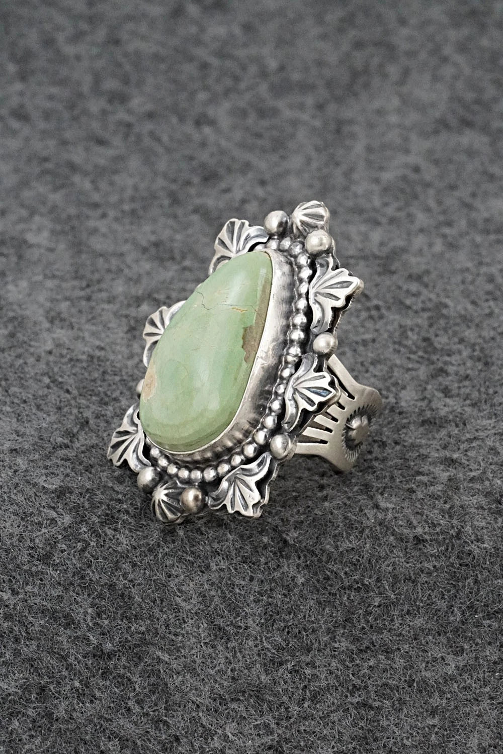 Turquoise & Sterling Silver Ring - Randy Boyd - Size 7