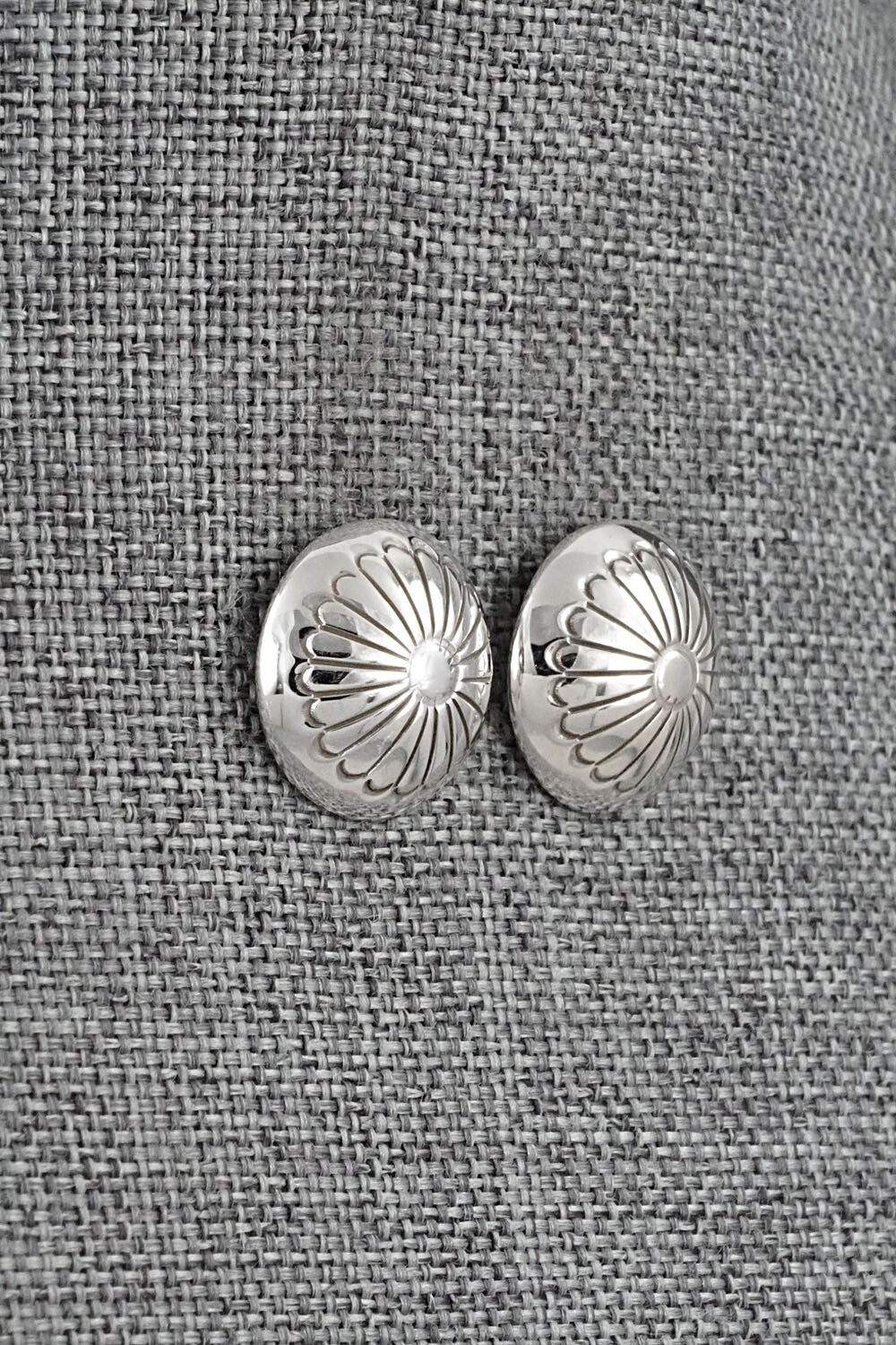 Sterling Silver Earrings - Marie Yazzie